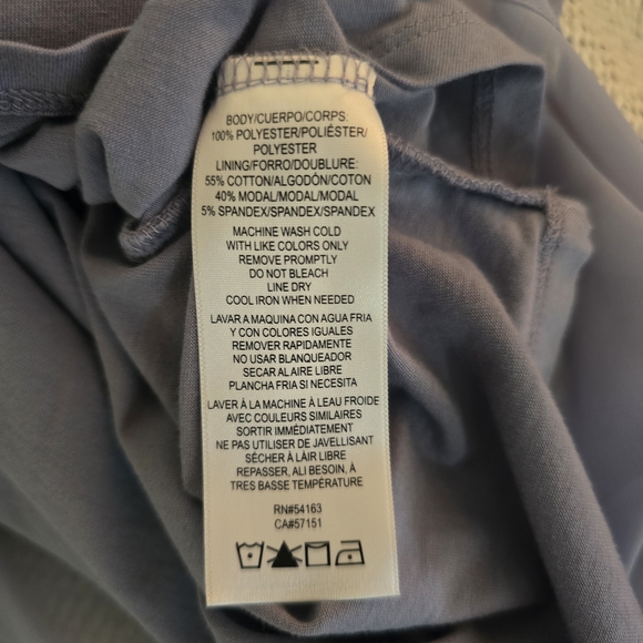 Calvin Klein Jeans Sleeveless Sheer Minimalist Chiffon Tank Top XSmall - Picture 5 of 5